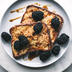 Blackberry Glazed French Toast