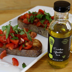 Bruschetta with Eureka Garlic Olive Oil